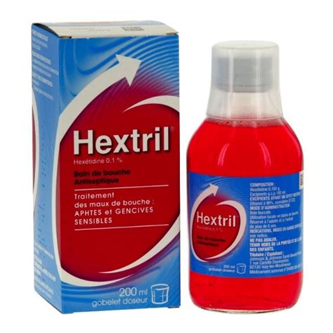 Hextril 0.1% 200ml - Pharmacie Cap3000