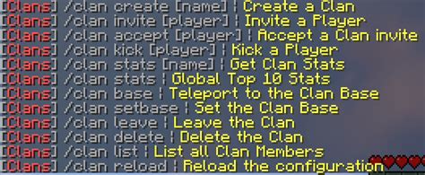 Clans - Clan System | [1.7 - 1.16] | SpigotMC - High Performance ...