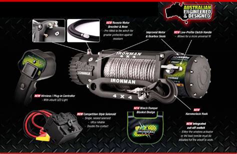 IRONMAN4x4 - MONSTER WINCH - 9500lb from $795 - $999 12000lb from $895 ...