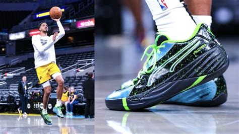 Tyrese Haliburton Debuts Triple H-Inspired Puma Sneakers in NBA Game