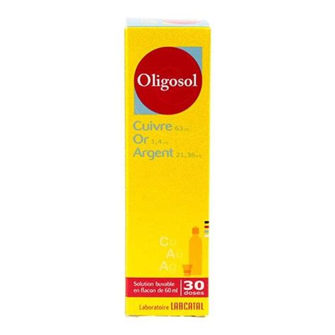 Oligosol Cu-Or-Ag 60ml - Défenses Immunitaires et Vitalité