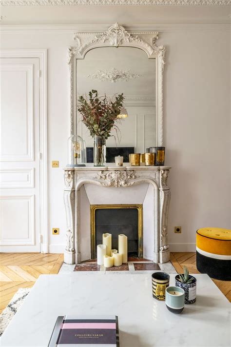 50 French Fireplaces To Add Chic To Your Space - DigsDigs