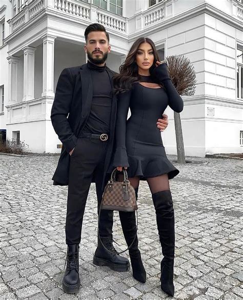 Luxe Lady on Instagram: “All black 🖤 @catwalk_connection” | Couple ...