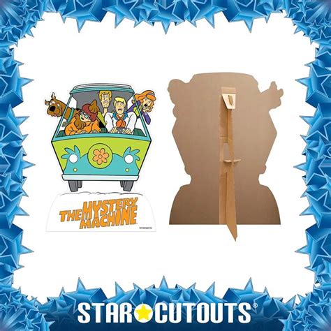 Fred's Mystery Machine Van (Scooby-Doo) Official Mini Cardboard Cutout ...