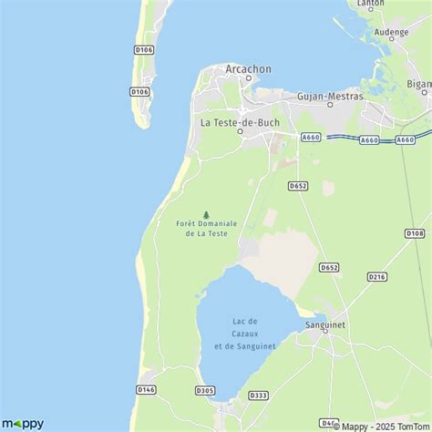 Plan La Teste-de-Buch : carte de La Teste-de-Buch (33115) et infos ...