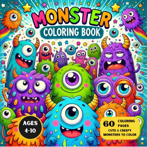 Monster Coloring Book - Free Kids Coloring Pages