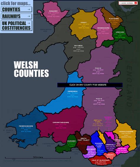 Welsh Counties in 2021 | Wales map, History of wales, Welsh