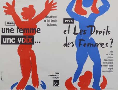 PCF - Parti Communiste Français - Une femme une voix : et les droits ...