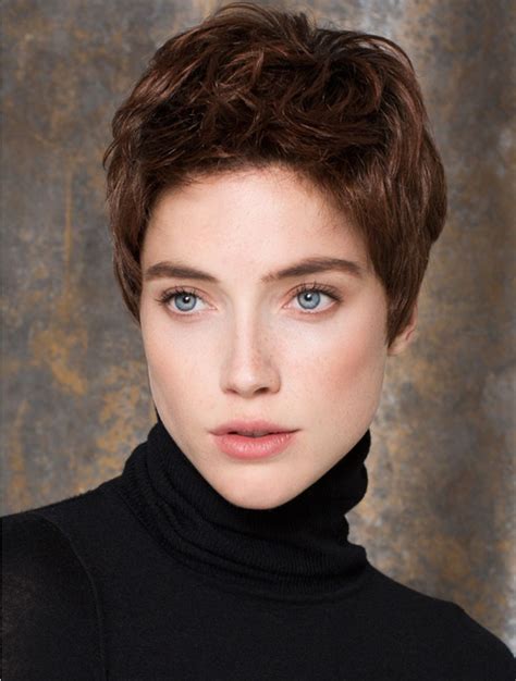 Short Wigs,Fantastic Wavy Brown Boycuts Short Wigs - Wigsis