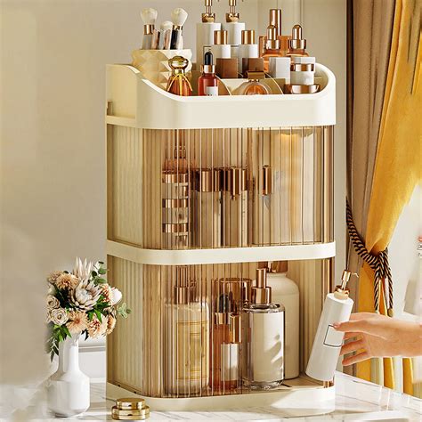 Makeup Organizer Countertop, Large-capacity Cosmetic Organizer Box ...