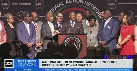 Mayor Eric Adams attends National Action Network convention - CBS New York