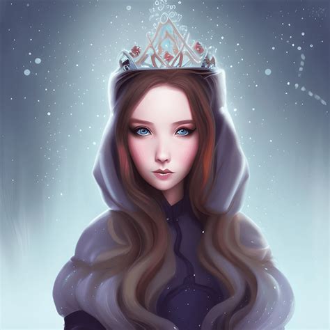Beautiful Winter Princess in the Styles of Charlie Bowater Disney ...