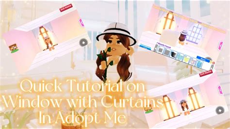 ✨💖 Quick Tutorial on Window with Curtains in Adopt Me 💖✨