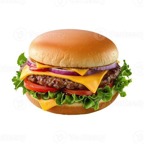Hamburger on transparent background. 46597778 PNG