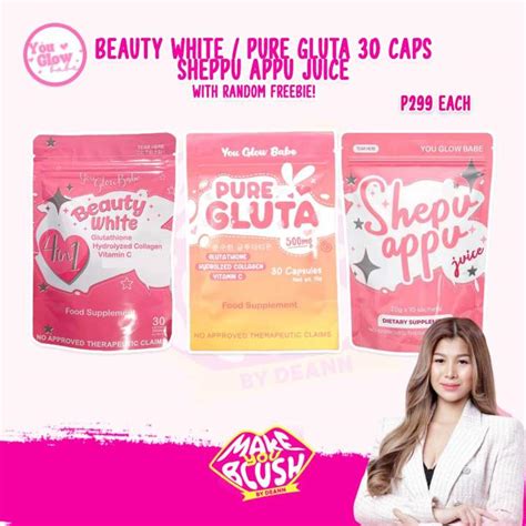 YOU GLOW BABE BEAUTY WHITE, SHEPPU APPU, PURE GLUTA | Lazada PH