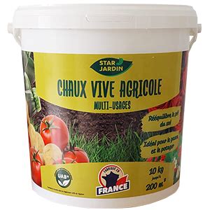 Chaux vive agricole - 10kg STAR JARDIN | ENVAIN MATERIAUX