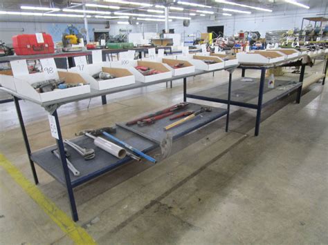 Lot of (3) Shop Tables