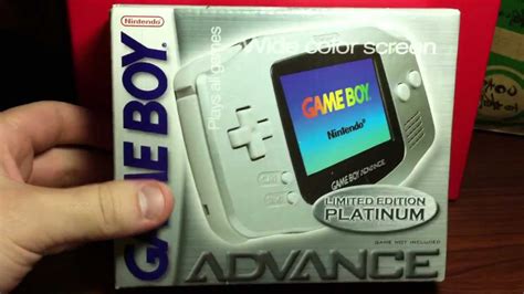 [Unboxing #37] Nintendo Game Boy Advance (GBA) - Limited Edition Platinum
