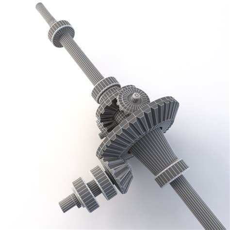 Differential 3D Model $79 - .3ds .fbx .lwo .obj .wrl .xsi .max .c4d ...