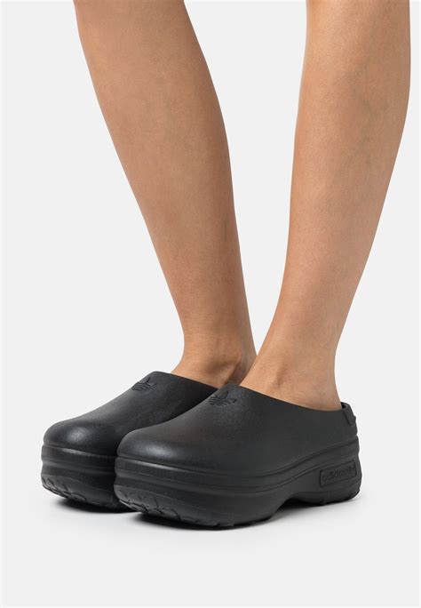 adidas Originals ADIFOM STAN SMITH MULE - Mules à talons - core black ...