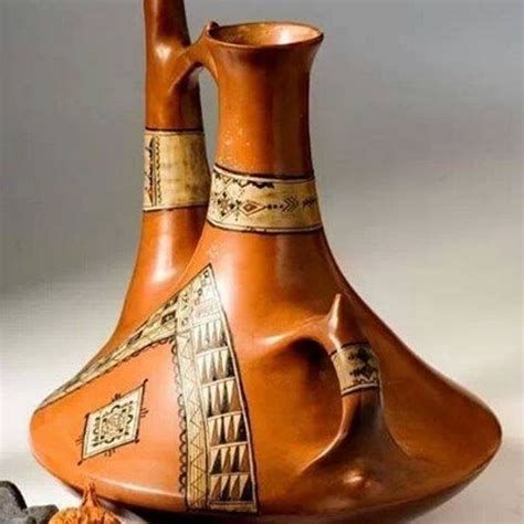 Cruche d'eau de style berbère réaliser par l’artisan Aziz Bacha