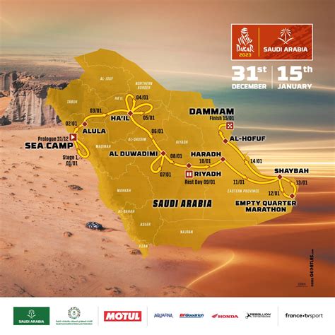 Parcours Dakar 2023