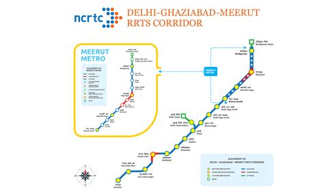 Murad Nagar RRTS Metro Station Route Map - Delhi Meerut RRTS Metro ...