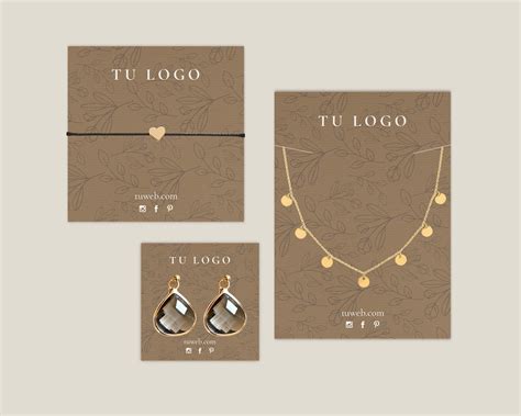 Customized Jewelry Display Cards With Your Logo, Jewelry Hang Tag ...