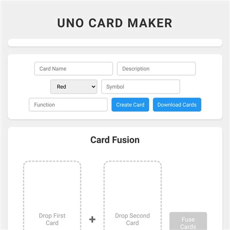 Multiplayer UNO Card Maker