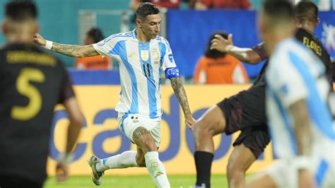 Di María brilla en su último baile con Argentina en Copa América