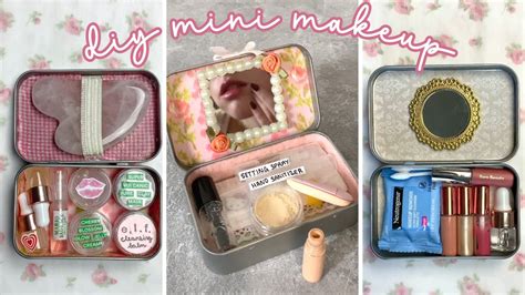 DIY MINI MAKEUP KITS 💋 altoids wallet ideas 🌷
