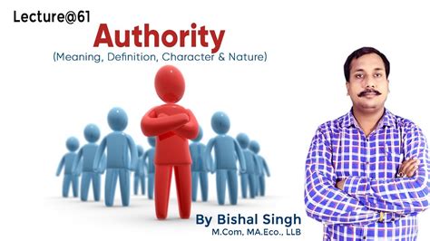 Authority-Meaning Definition Character & Nature I Business Management I ...