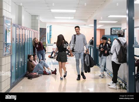 High School Couples Holding Hands