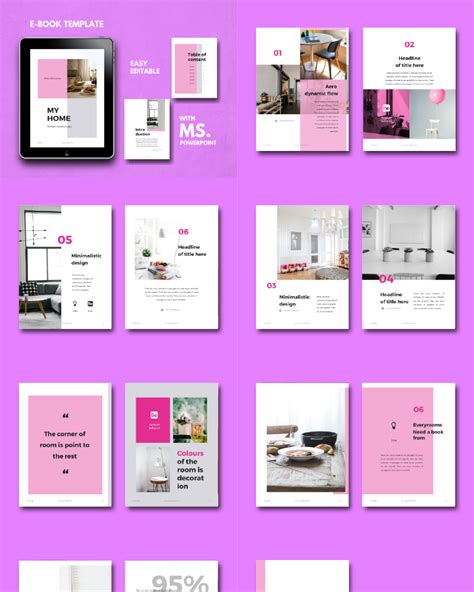 Furniture eBook Presentation PowerPoint template