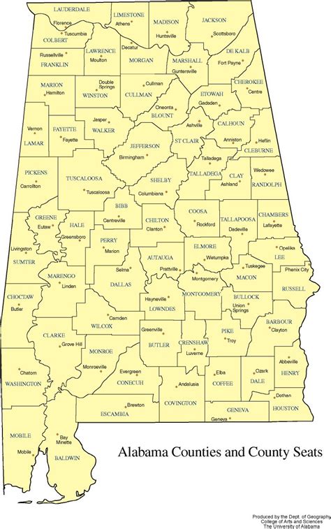 Alabama Maps - Basemaps