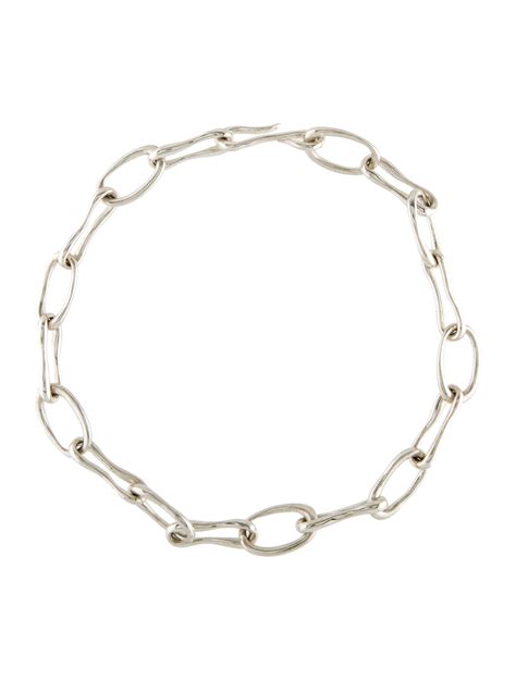 Sophie Buhai Roman Chain Collar Necklace - Sterling Silver Collar ...