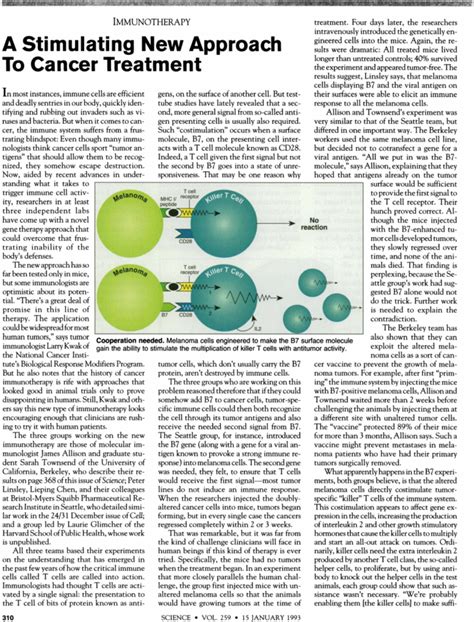 A Stimulating New Approach to Cancer Treatment | Science