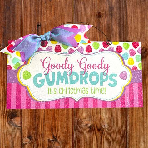 Goody Goody Gumdrops Christmas Sign. - Etsy