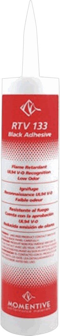Momentive RTV-133 Silicone Sealant, 10.1 oz Caulker, Black: Silicone ...