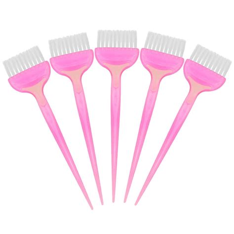 5 Pcs Dyed Hair Color Brush Hair Dye Brush 22.50X6.00X0.50CM Pink ...