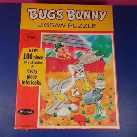 Toys | Bugs Bunny Jigsaw Puzzle Vintage 1967 Whitman 10 Pieces ...
