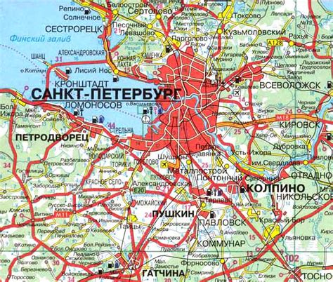 Карта Города Санкт Петербурга - inmotiondirection