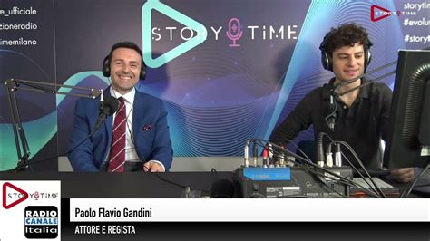 STORY TIME - RADIO CANALE ITALIA intervista a Paolo Gandini per il film ...