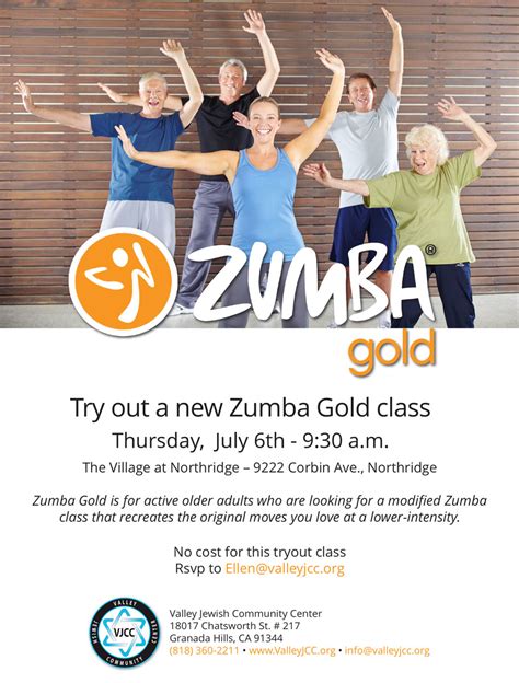 Zumba Gold Trial Class - Valley Jewish Community Center