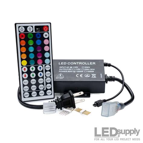 RGB AC Plug-in LED Strip Lights