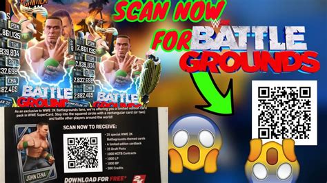 WWE Supercard | WWE 2K Battlegrounds QR Codes 2020 - YouTube