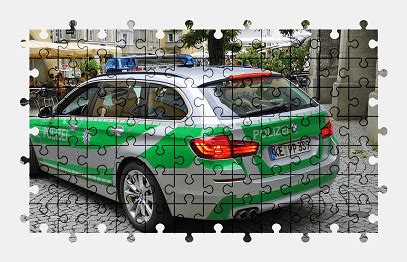 BMW Police Car - Jigsaw Puzzles Online
