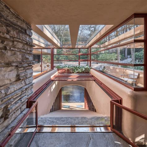 Intérieur de Fallingwater de Frank Lloyd Wright : r/ArchitecturePorn