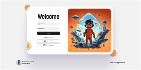 Minimal Login Page UI Design | Figma