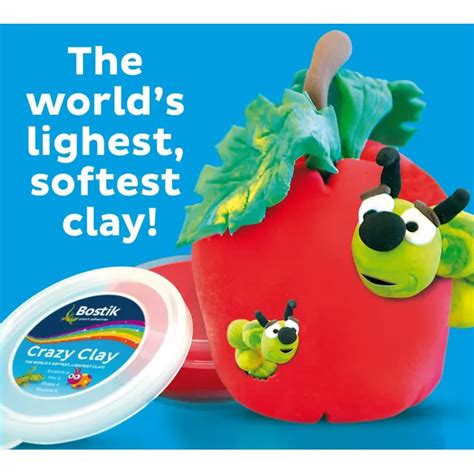 Bostik Art & Craft Crazy Clay 6 Colours